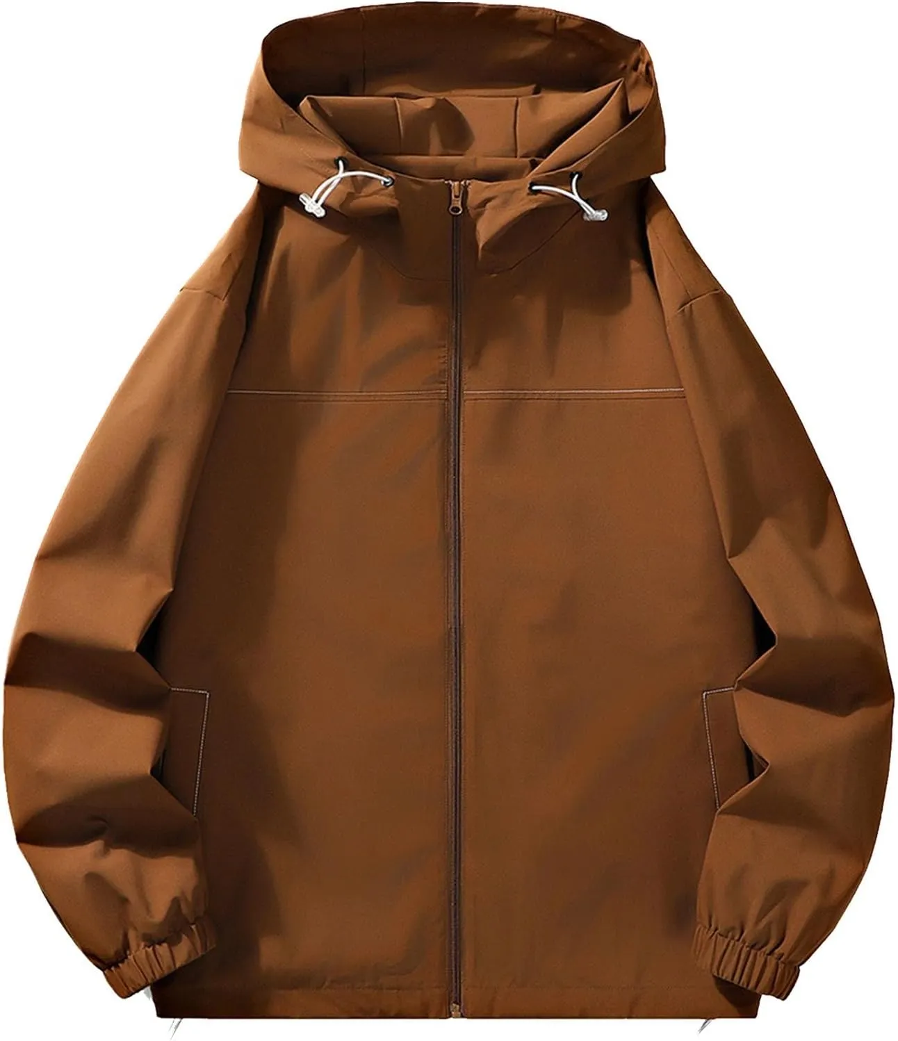 2023 Packable Rain Jacket for Men Lightweight Waterproof Rain Shell Jacket Raincoat Golf Cycling Windbreaker Coats