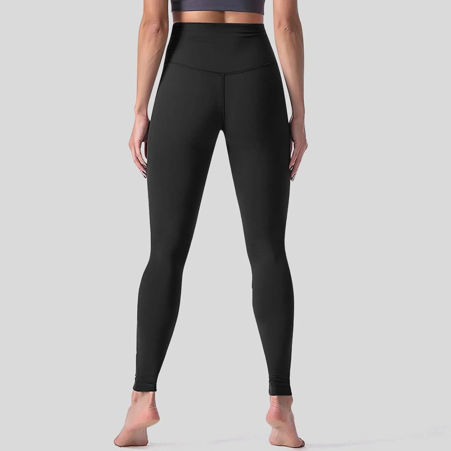 7/8 Yoga Leggings for Women Petite Work Out Leggings Gym Activewear Soft Stretchy Compression Athletic Leggings