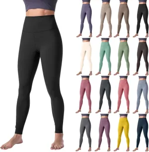 7/8 Yoga Leggings for Women Petite Work Out Leggings Gym Activewear Soft Stretchy Compression Athletic Leggings