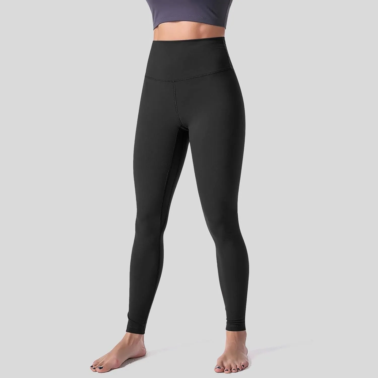 7/8 Yoga Leggings for Women Petite Work Out Leggings Gym Activewear Soft Stretchy Compression Athletic Leggings