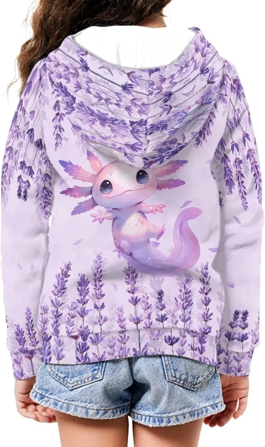 AFPANQZ Unisex Kids Zipper Up Hoodies Long-Sleeve Hoodie Sweatshirts Activewear Full Zipper Hoodies Thin Coat S-XL