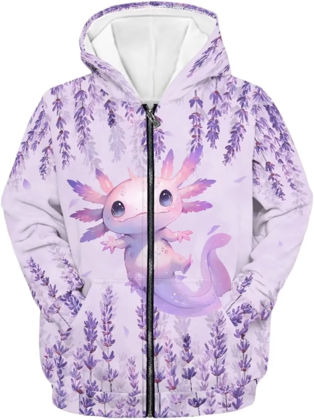 AFPANQZ Unisex Kids Zipper Up Hoodies Long-Sleeve Hoodie Sweatshirts Activewear Full Zipper Hoodies Thin Coat S-XL