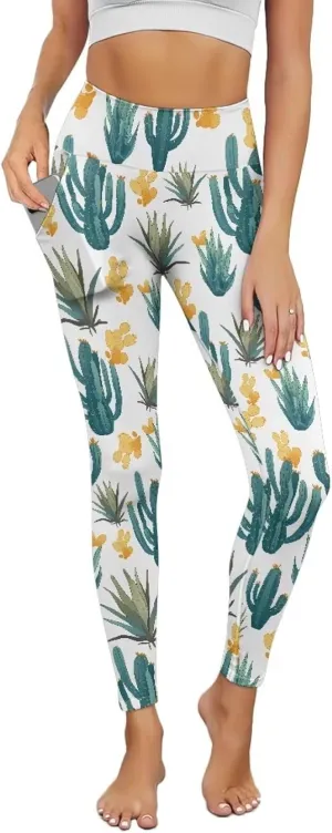 AFPANQZ Women's Yoga Leggings with Pockets Seamless Yoga Pants Casual Running Dance Sports High Waist Long Activewear