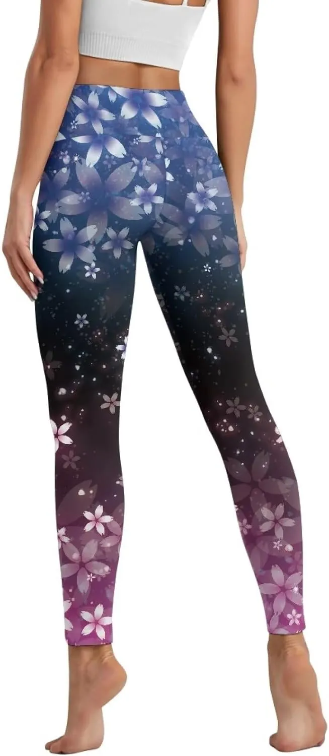 AFPANQZ Women's Yoga Leggings with Pockets Seamless Yoga Pants Casual Running Dance Sports High Waist Long Activewear