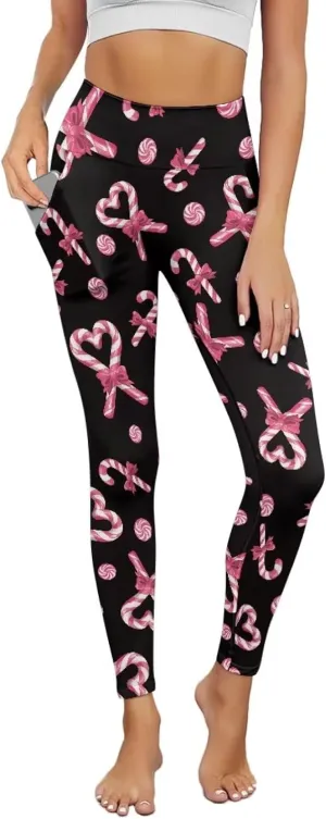 AFPANQZ Women's Yoga Leggings with Pockets Seamless Yoga Pants Casual Running Dance Sports High Waist Long Activewear
