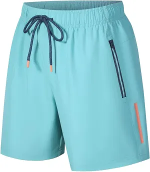 Athletic Gym Mens Shorts - Workout Drawstring Quick Dry Basketball Shorts with Pockets for Running Casual Activewear