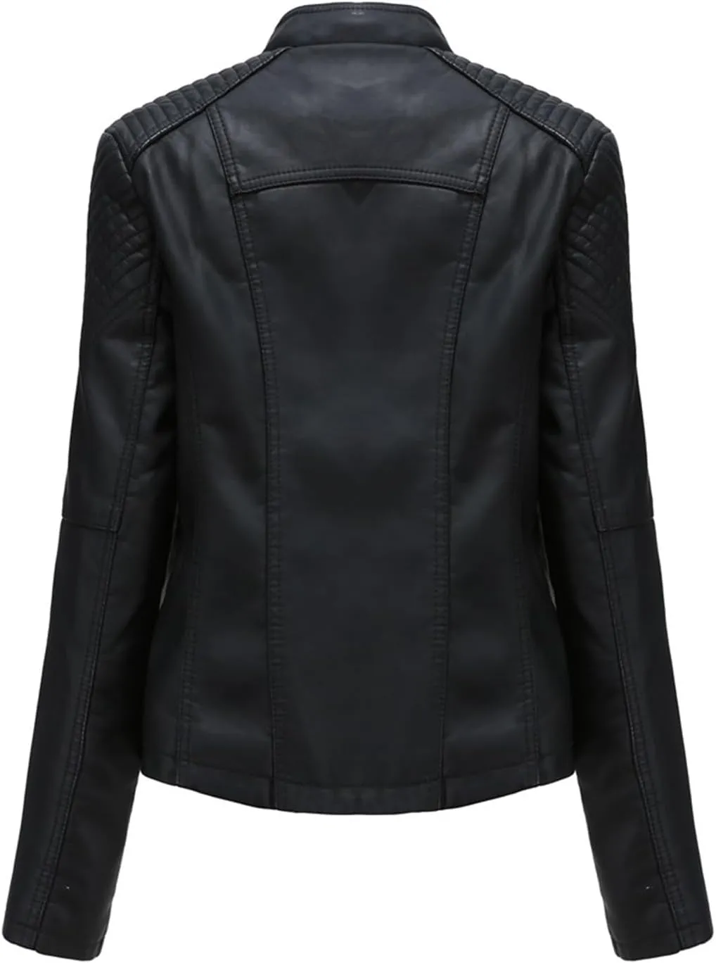 AYGJKIE Women's Short Transition Jacket Moto Biker Jacket Autumn Spring Lightweight Jackets Summer Jacket Lapel