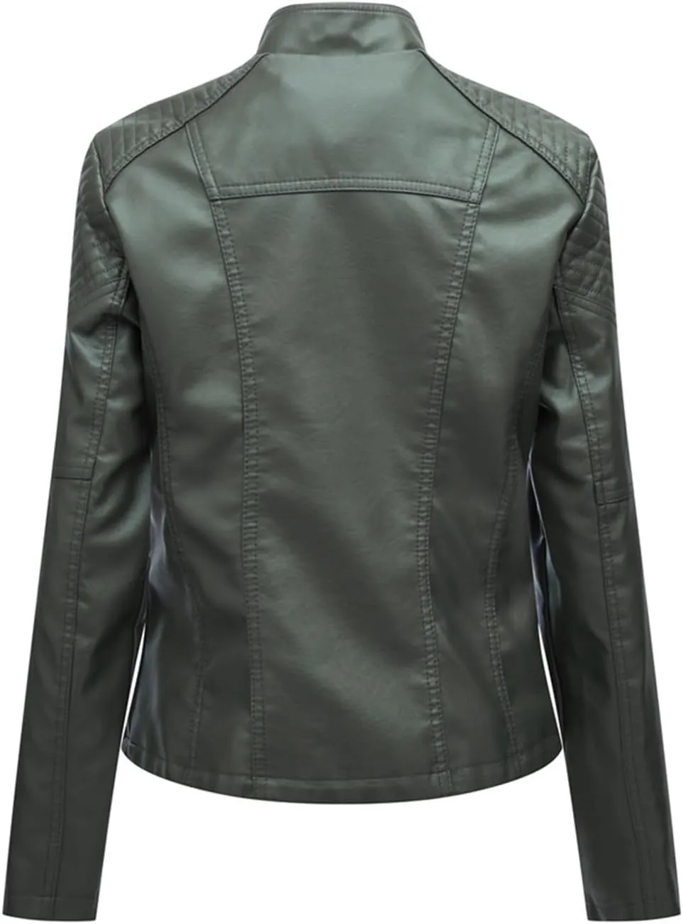 AYGJKIE Women's Short Transition Jacket Moto Biker Jacket Autumn Spring Lightweight Jackets Summer Jacket Lapel