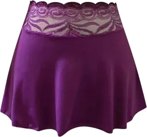 babydoll lingerie for women Mini Pleated Skirts for Women Mini Plaid Skirt Short Skirts a Line Skater Skirt for Lingerie Schoolgirl corset lingerie, Medium, Zmc-purple
