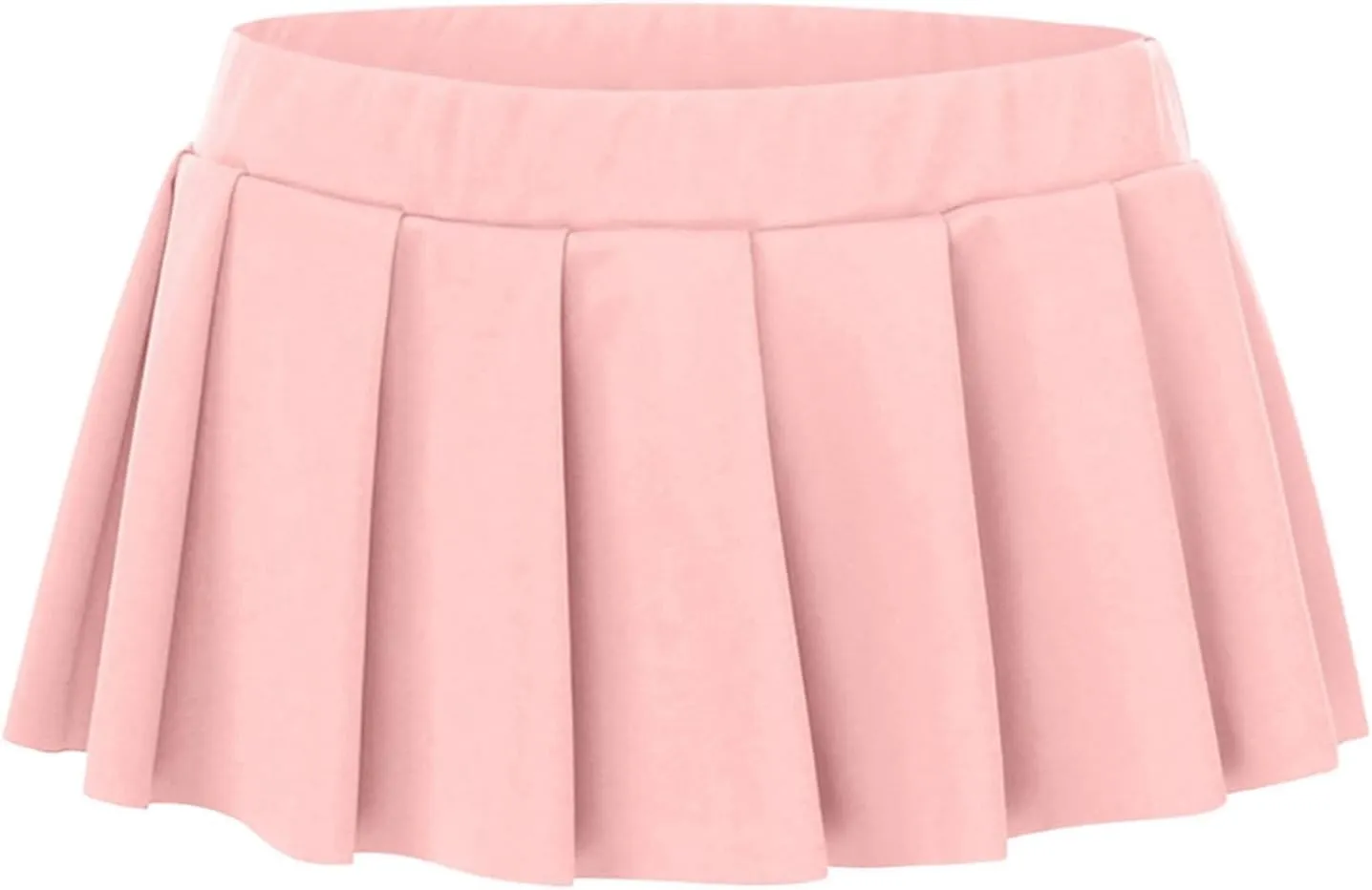 babydoll lingerie for women Women Pleated Mini Skirt Role Play Solid Lingerie Skirts Mesh Costume Roleplay Uniform Plaid Mini Skirt womens lingerie set Pink Large