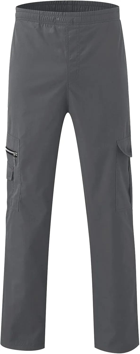 Baggy Cargo Pants Men - Tactical Pants for Men Relaxed Fit Cargo Work Pants with Pockets Outdoor Hiking Pants Trousers