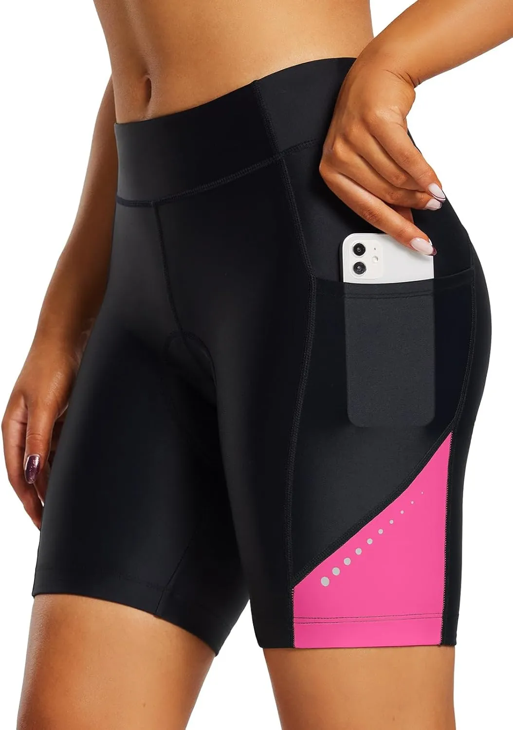 BALEAF Women's 4D Padded Bike Shorts Cycling Underwear with Pockets UPF50 
