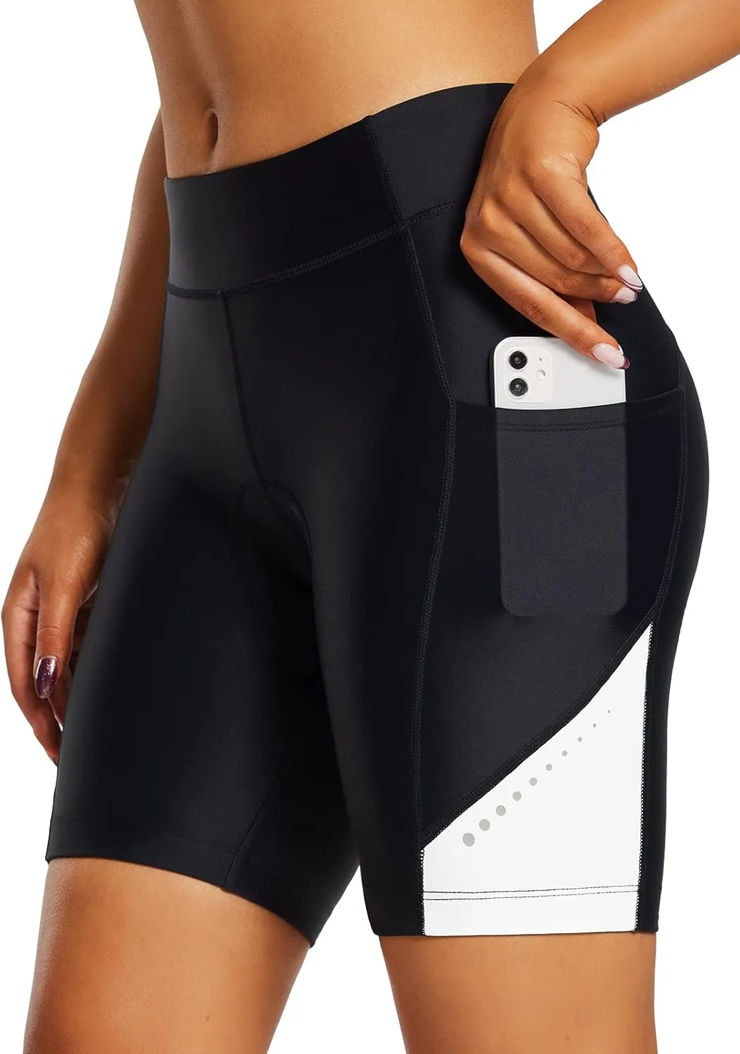 BALEAF Women's 4D Padded Bike Shorts Cycling Underwear with Pockets UPF50 