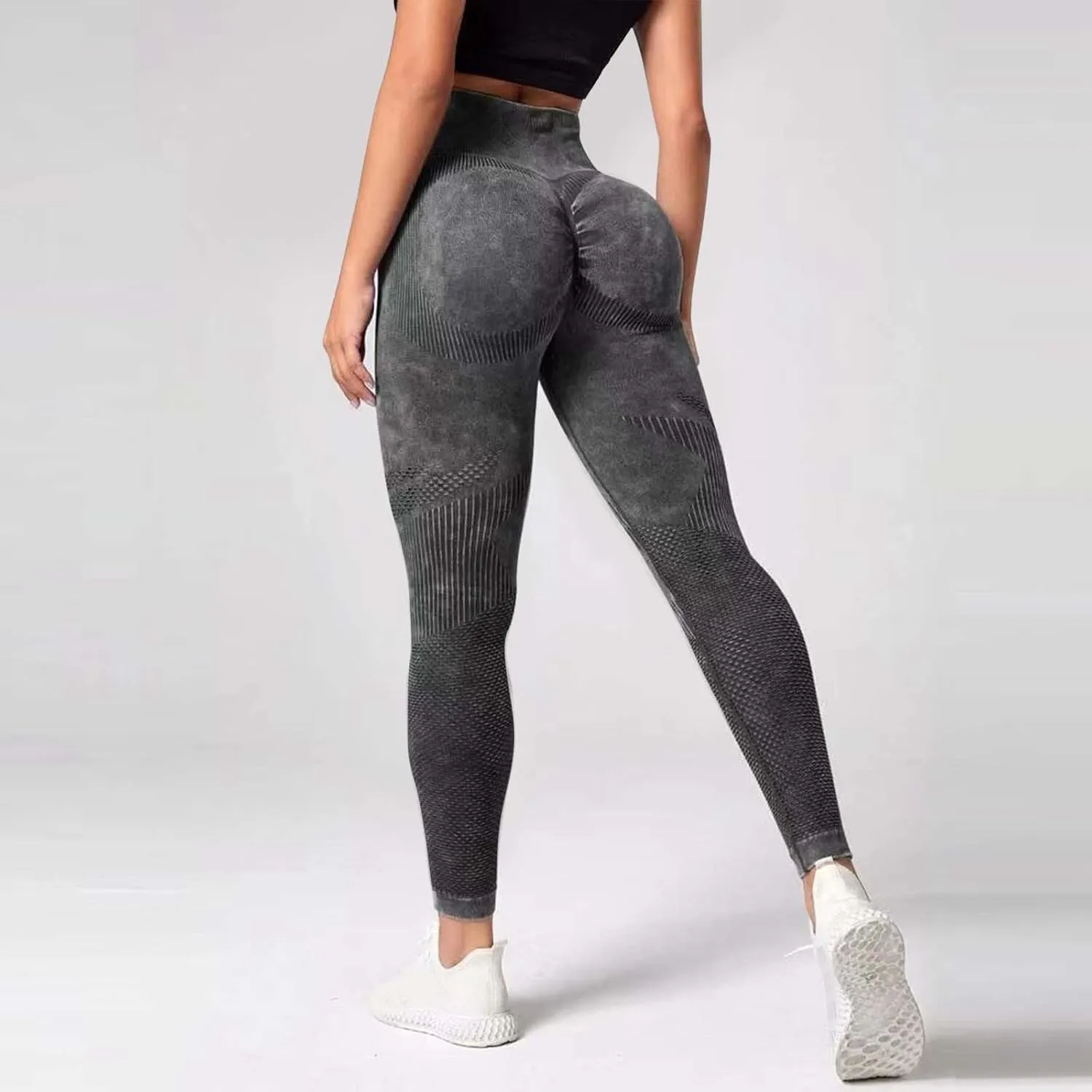 Booty Lifting Leggings for Women High Waist Slim Fit Stretch Trendy Graphic Running Yoga Pants Soft Seamless Leggings