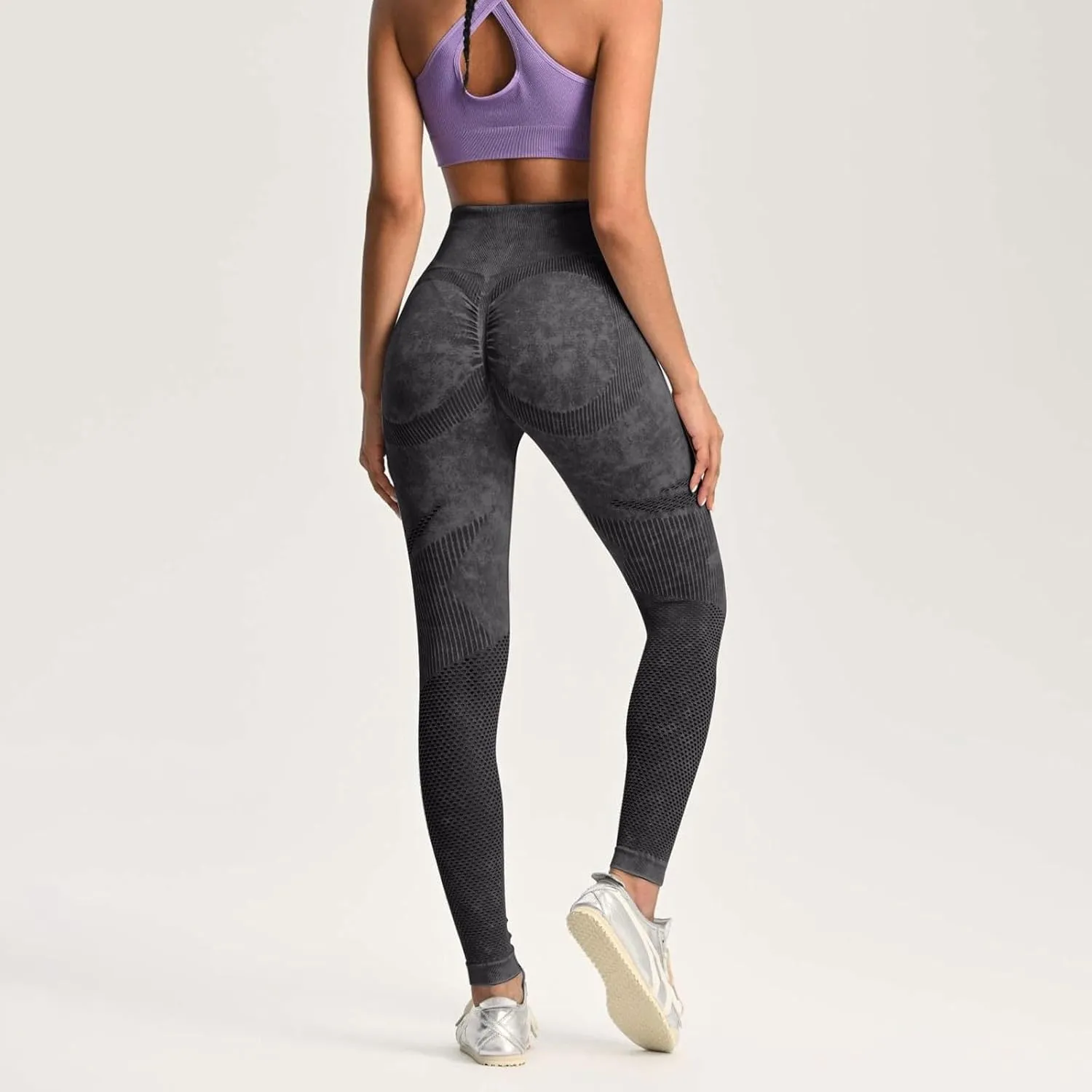 Booty Lifting Leggings for Women High Waist Slim Fit Stretch Trendy Graphic Running Yoga Pants Soft Seamless Leggings