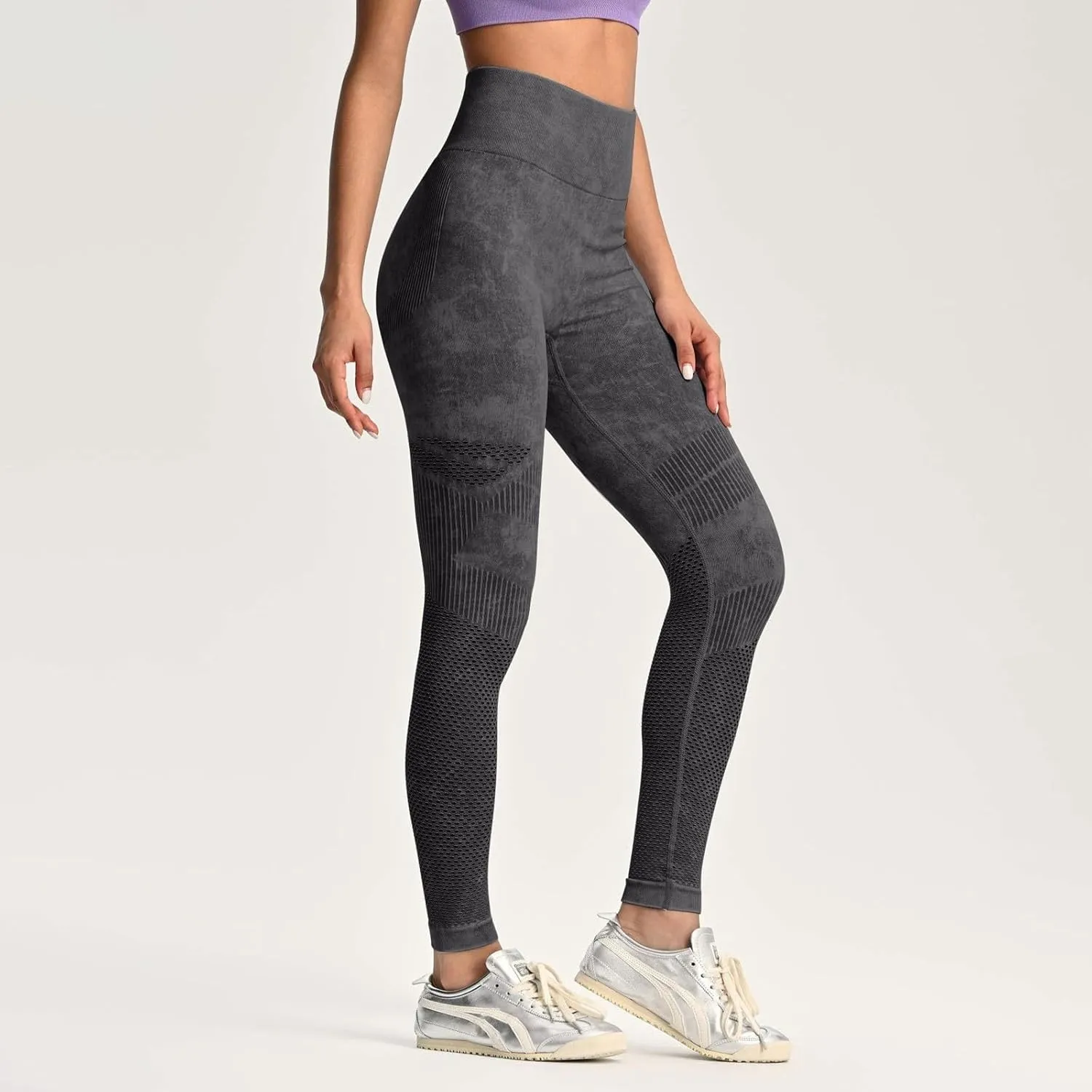 Booty Lifting Leggings for Women High Waist Slim Fit Stretch Trendy Graphic Running Yoga Pants Soft Seamless Leggings