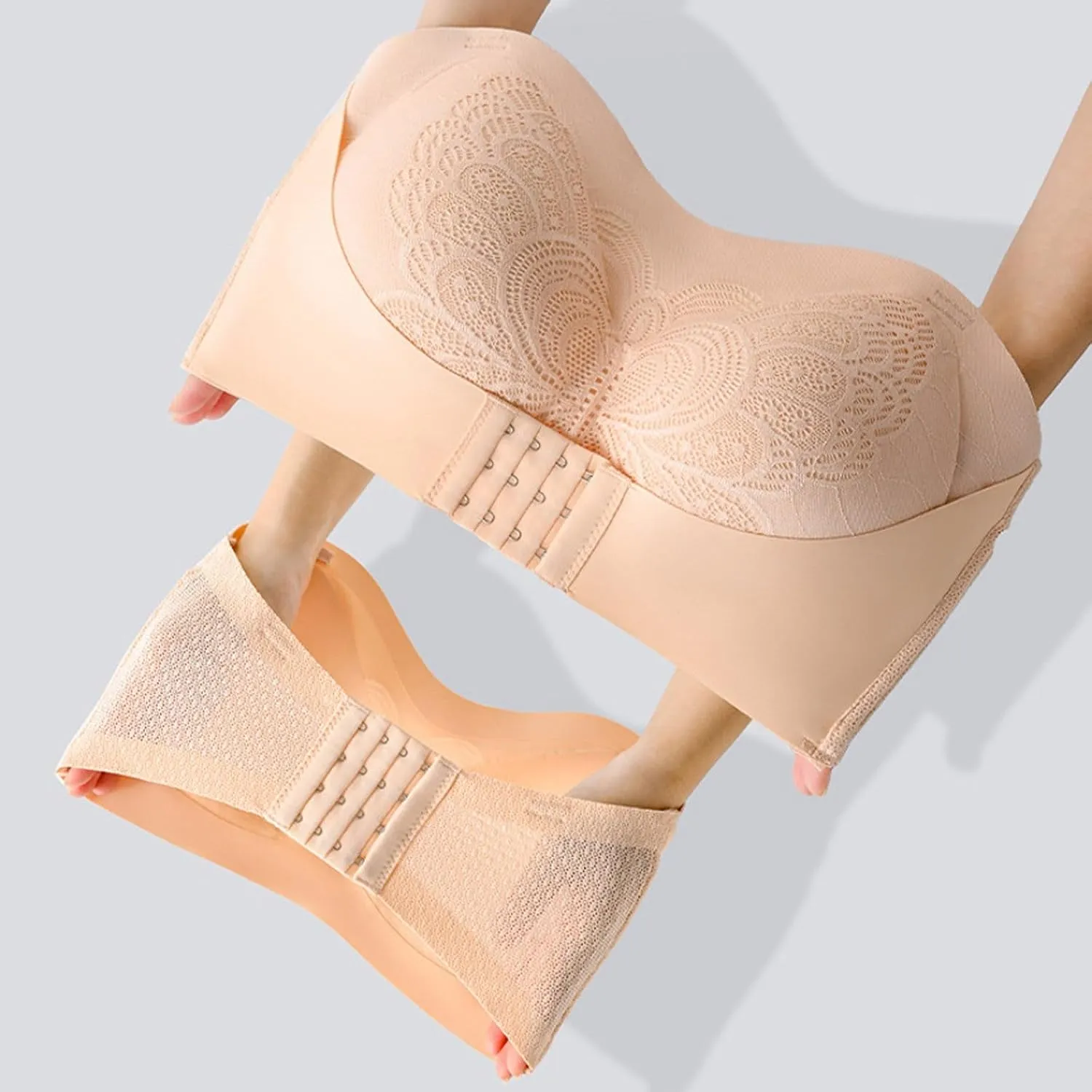 Bra for Ladies Smoothing Soft No Underwire Workout Yoga Sports Full Coverage Bras for Women Wireless Bras High Support