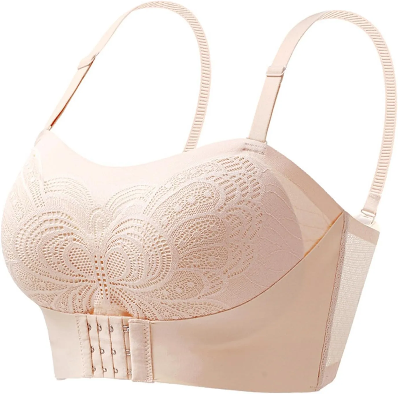 Bra for Ladies Smoothing Soft No Underwire Workout Yoga Sports Full Coverage Bras for Women Wireless Bras High Support