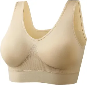 Bra for Ladies Soft Yoga Sports High Support Nursing Bras Soft T Shirt Bra Strapless Bras Bralettes for Women Plus