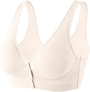 Bras for Seniors Women Yoga Sports Workout Tops Bras Lined Up to H Smoothing High Support Gym Nursing Daisy