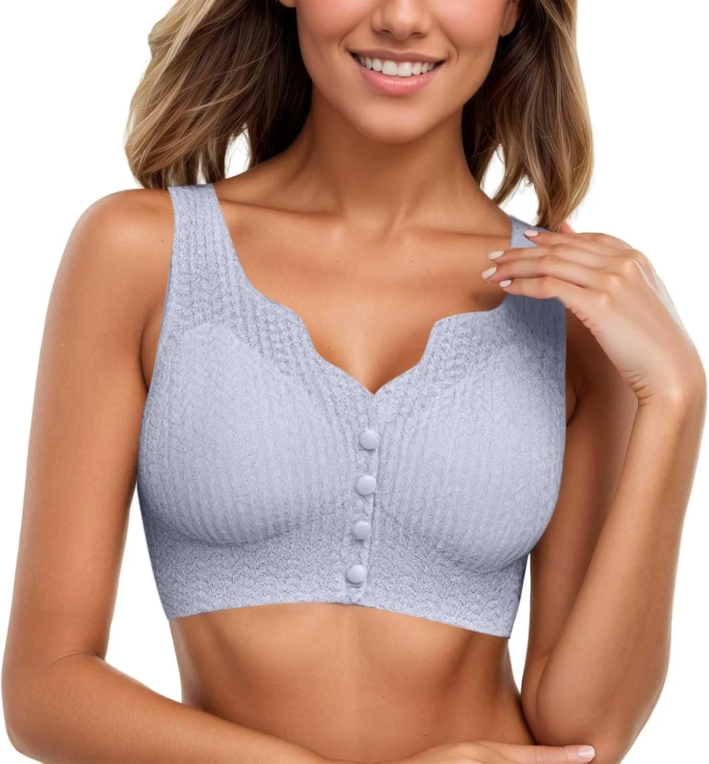 Bras for Women Stretchable Athletic Clothes High Support Seamless Minimizer High Support Workout Tops Bras Strapless