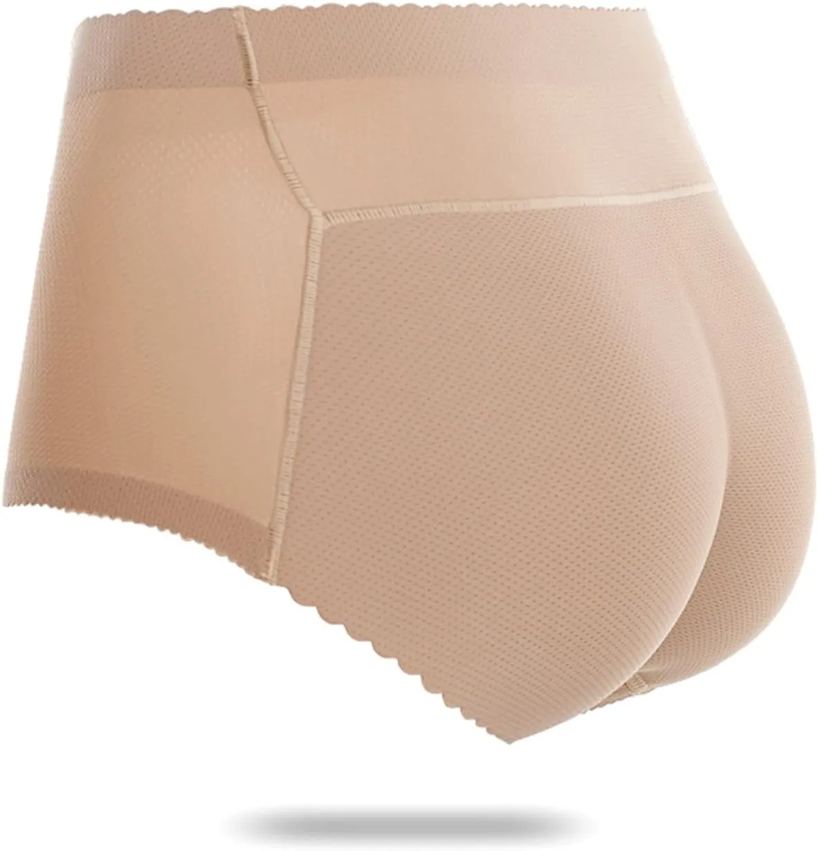 Butt Lifter Panties Padded Underwear for Women High Waist Butt Lifting Padded Control Lace Boyshorts Shapewear