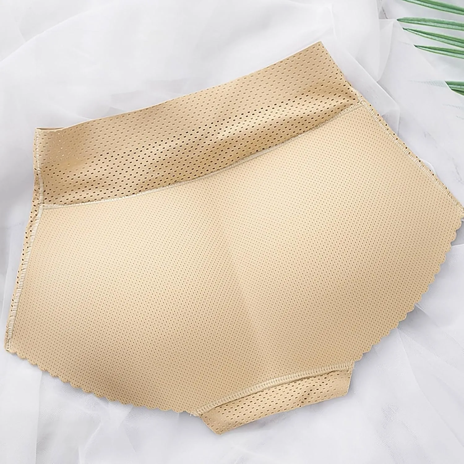 Butt Lifter Panties Padded Underwear for Women High Waist Butt Lifting Padded Control Lace Boyshorts Shapewear
