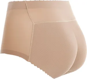 Butt Lifter Panties Padded Underwear for Women High Waist Butt Lifting Padded Control Lace Boyshorts Shapewear