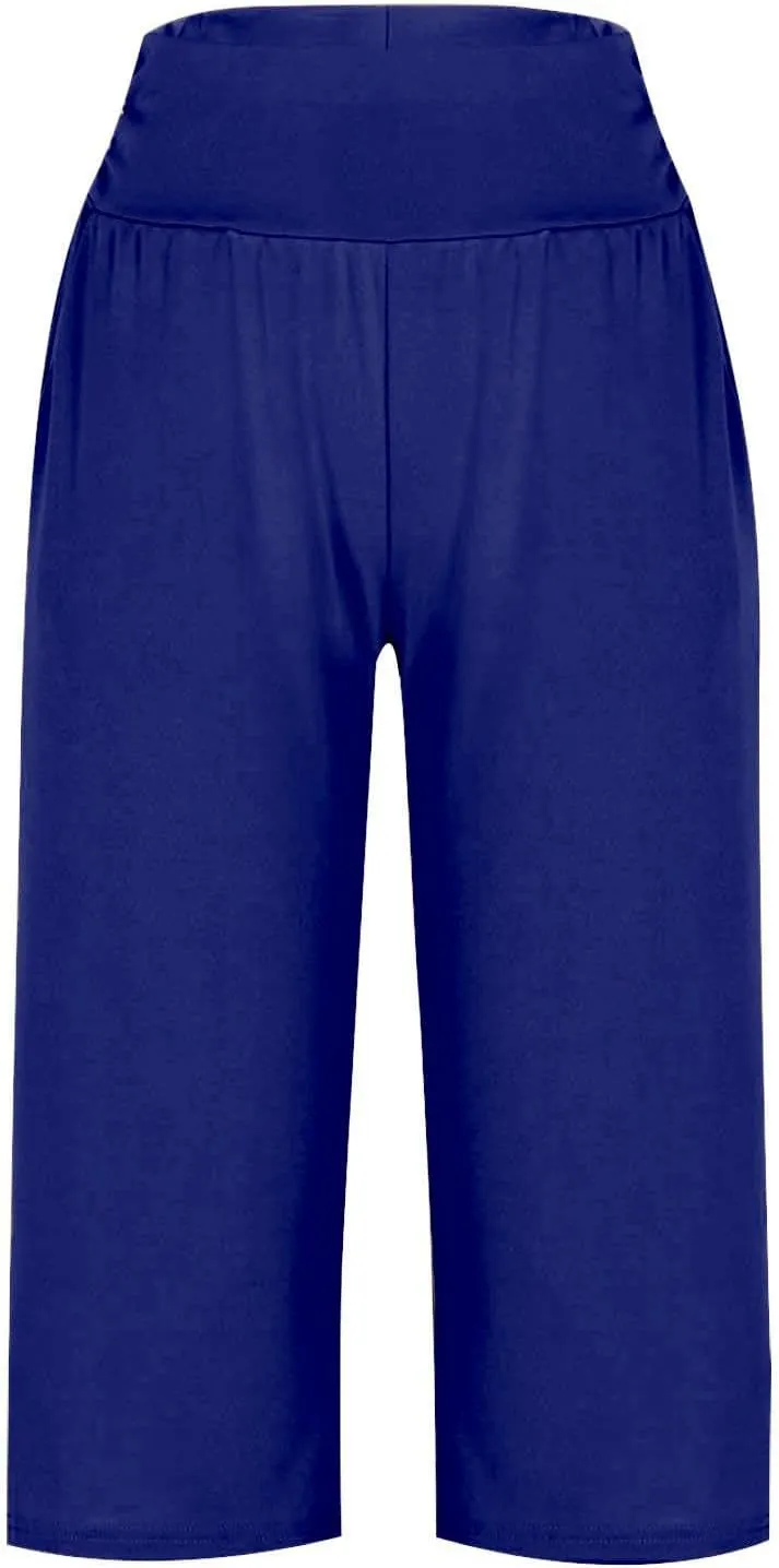 Capri Pants for Women Joggers Stretch Lightweight Running Yoga Casual Tactical Hiking with Pockets Water Resistant