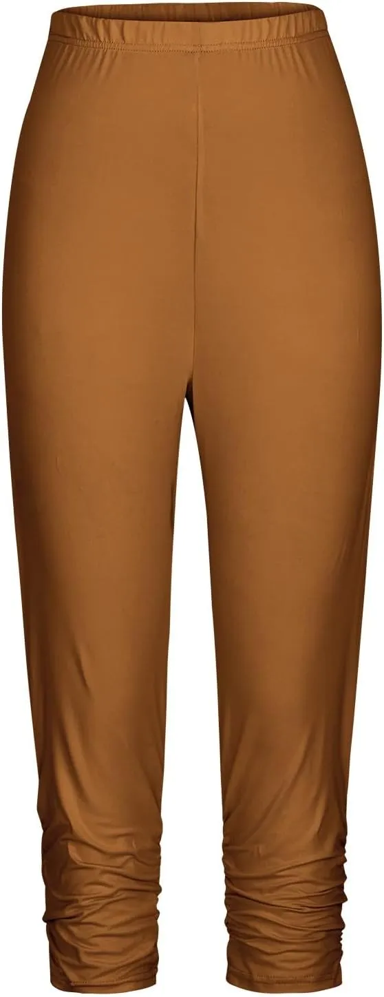 Capris Pants for Women Casual Sports Yoga Pants Tight Cropped Pants Capris Pants for Women Leggings for Women Womens