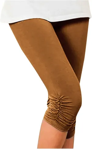 Capris Pants for Women Casual Sports Yoga Pants Tight Cropped Pants Capris Pants for Women Leggings for Women Womens
