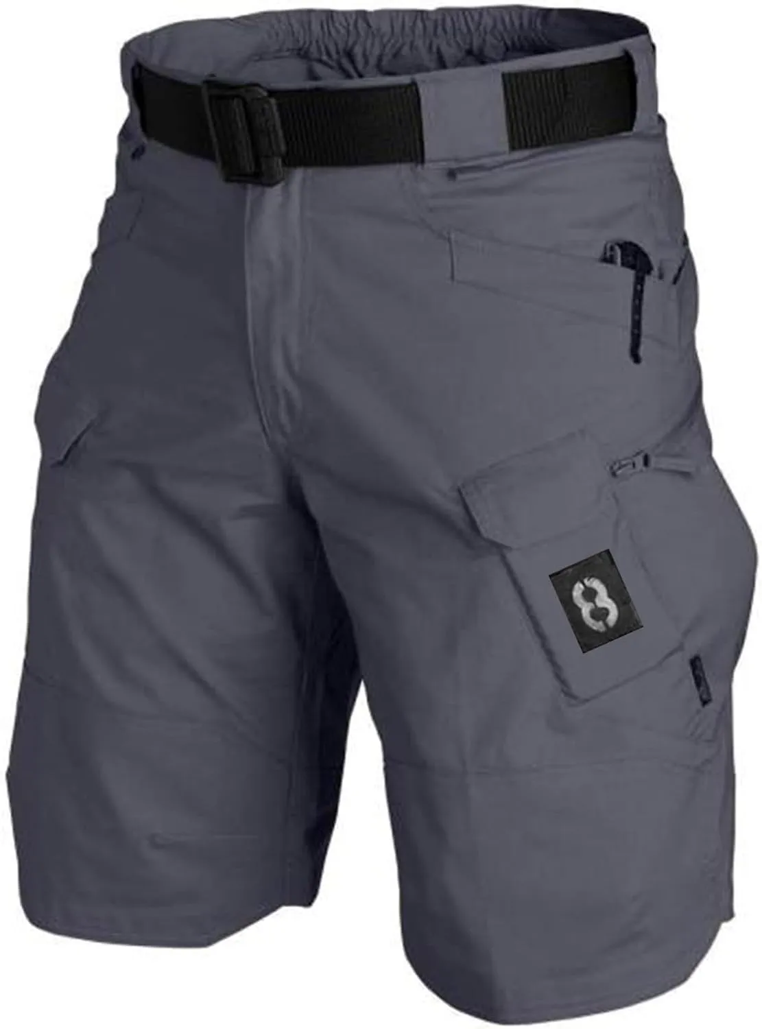 Cargo Shorts for Men Big and Tall Multi Pockets Trunks Golf Twill Elastic Camping Capri Summer Fishing Short