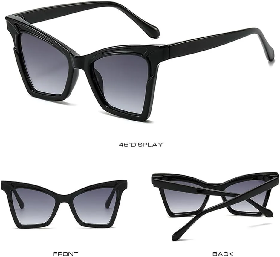 Cat Eye Sunglasses For Women Fashion Trending Shades Unisex Outdoors Travel Driving Glasses UV400