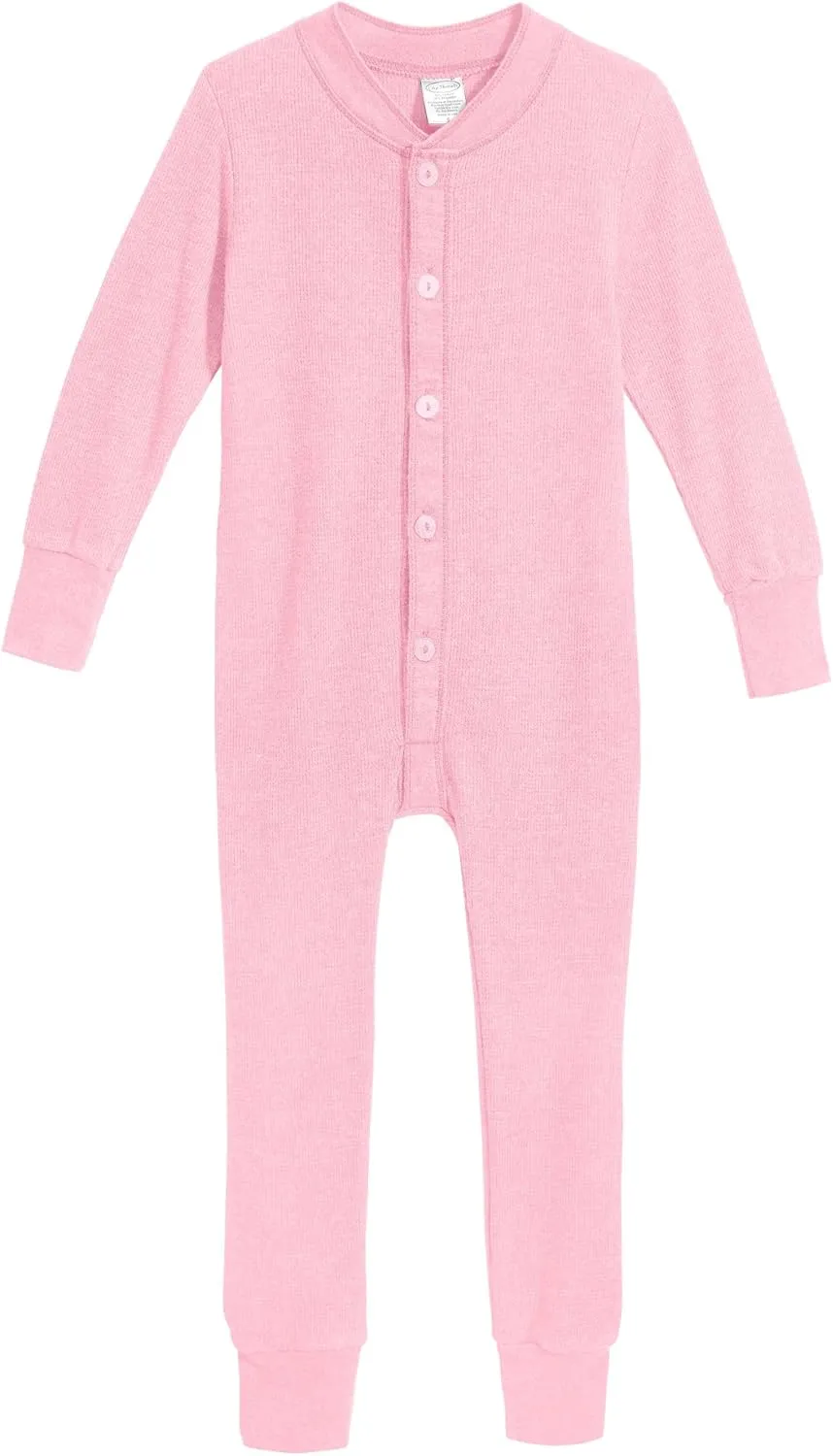 City Threads Boys' and Girls' Union Suit Thermal Underwear Long John Made in USA