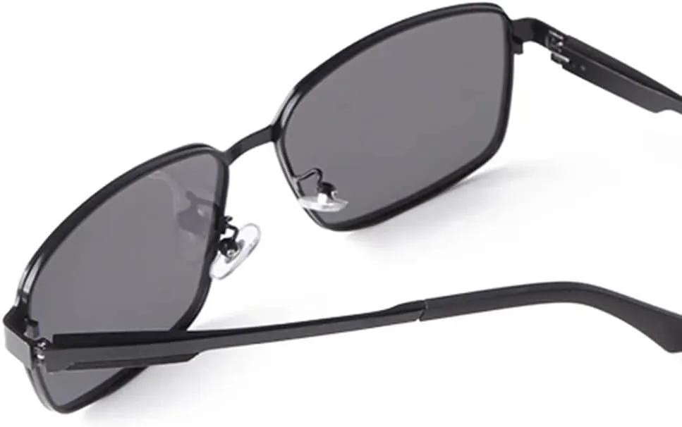 Classic Men Sunglasses Rectangle Metal Frame Driving Outdoor Shades Sun Glasses Male UV400