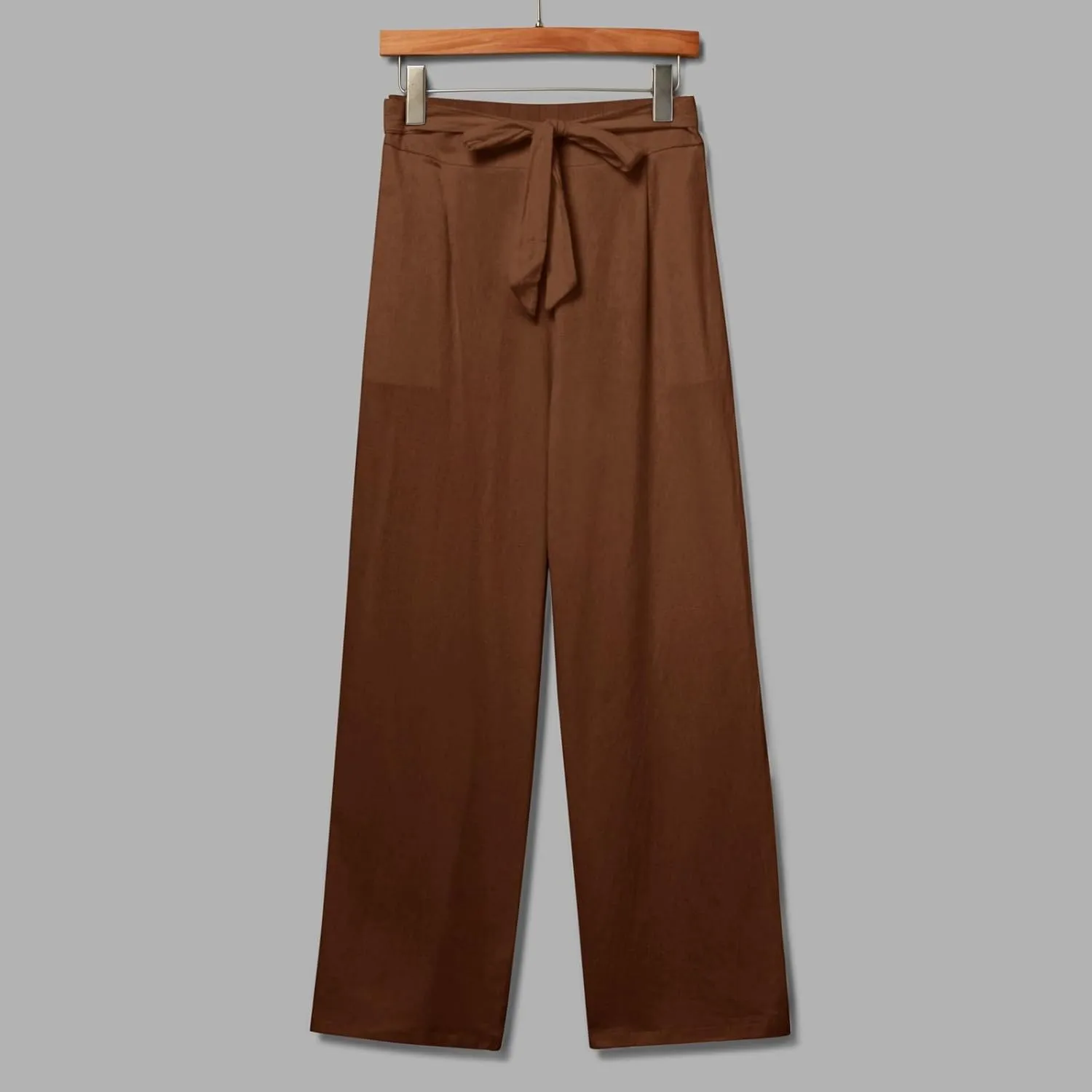 Corduroy Pleated Pants for Women Winter Streetwear Hiking Sweatpants with Pockets Elastic Waist Elastic