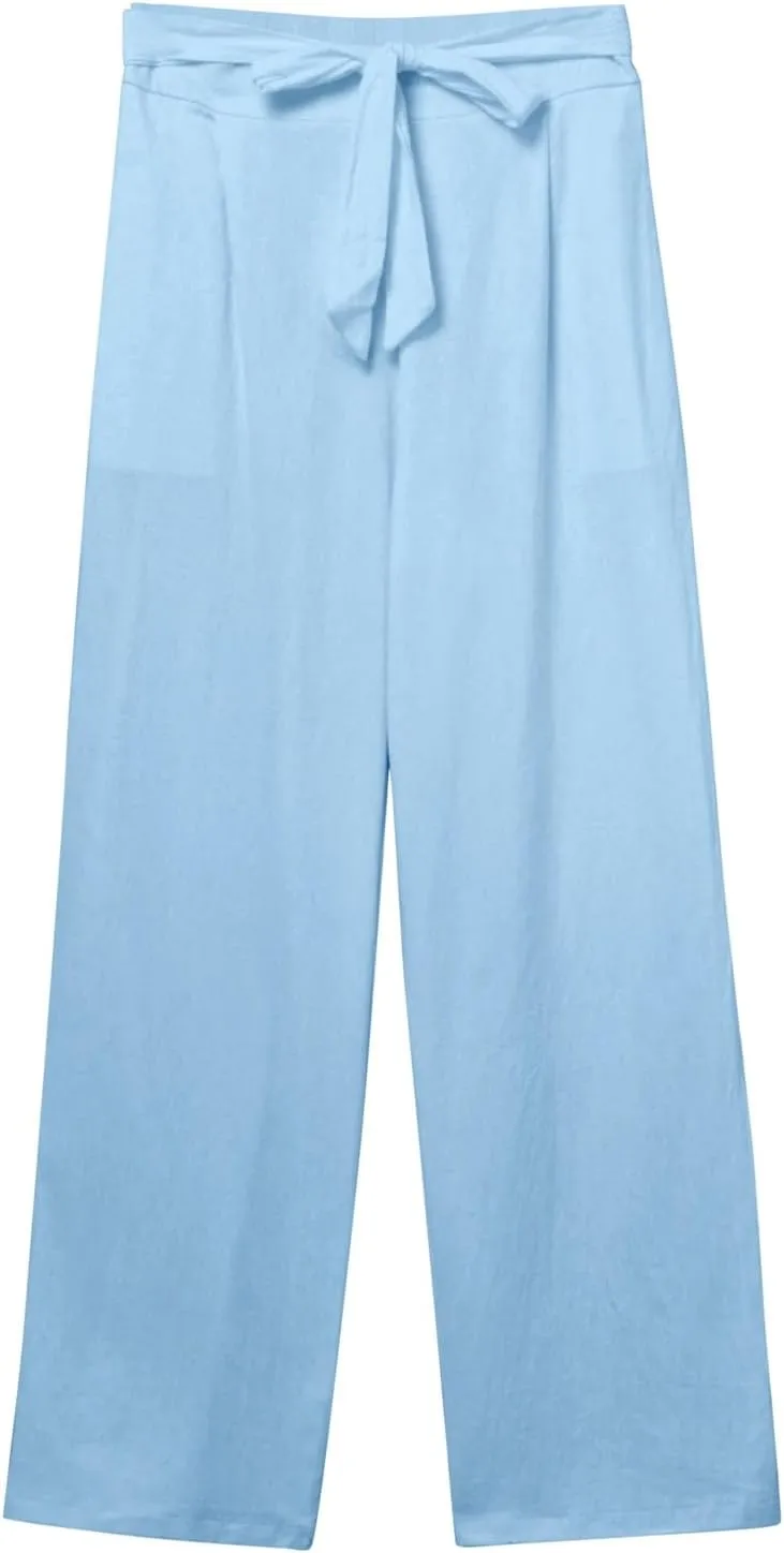 Corduroy Pleated Pants for Women Winter Streetwear Hiking Sweatpants with Pockets Elastic Waist Elastic