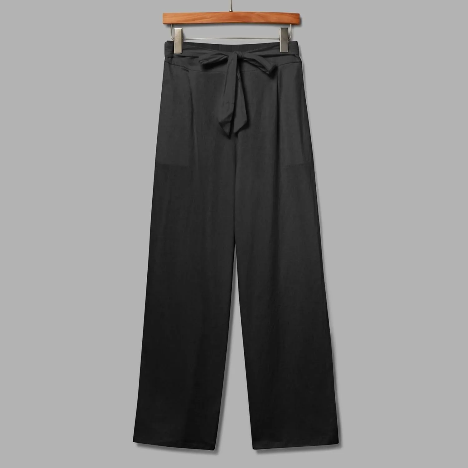 Corduroy Pleated Pants for Women Winter Streetwear Hiking Sweatpants with Pockets Elastic Waist Elastic