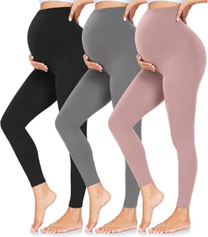 CTHH Maternity Leggings Over The Belly Buttery Soft Pregnancy Workout Pants High Waisted Maternity Activewear for Women