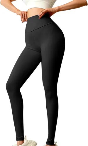 DASAYO Leggings for Women High Waisted Tummy Control Butt Lifting Stretchy Workout Yoga Pants Gym Fitness Activewear
