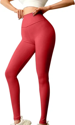 DASAYO Leggings for Women High Waisted Tummy Control Butt Lifting Stretchy Workout Yoga Pants Gym Fitness Activewear