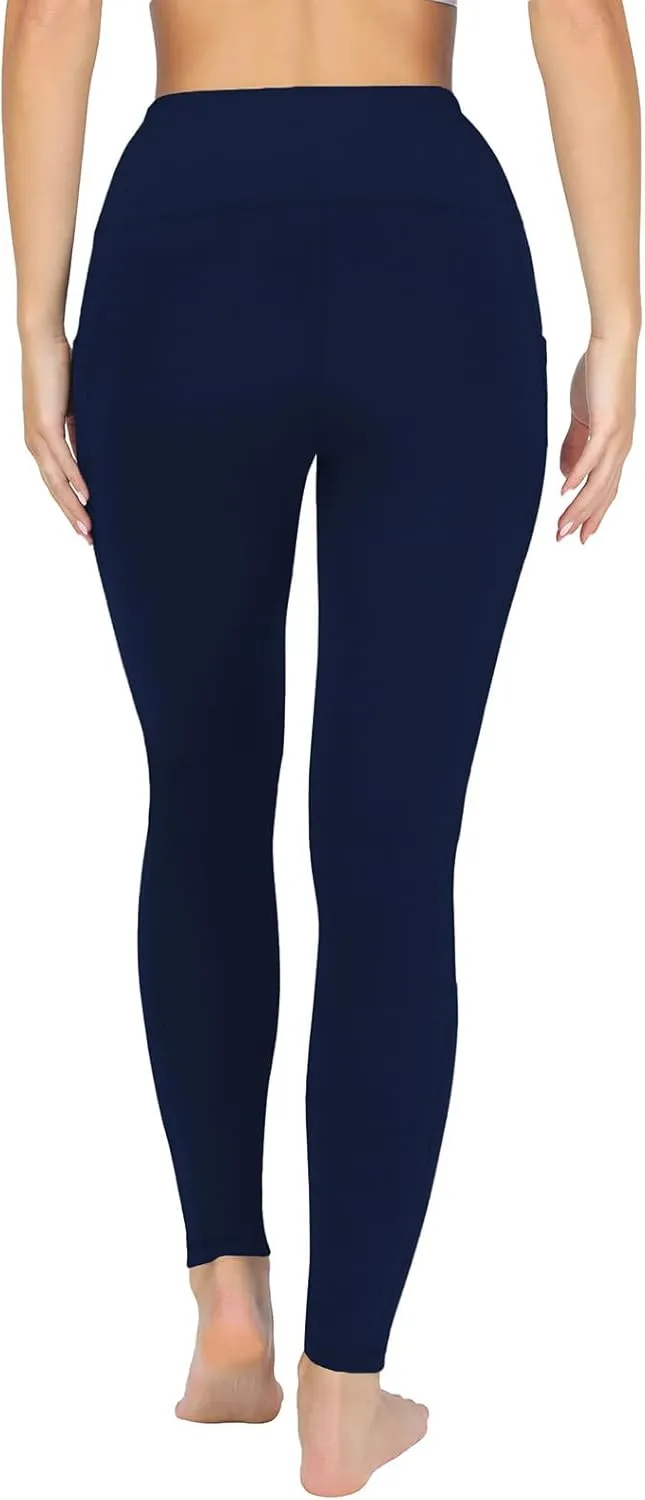 DASAYO Yoga Pants with Pockets for Women High Waist Tummy Control Activewear Leggings Stretchy Fitness Workout Leggings