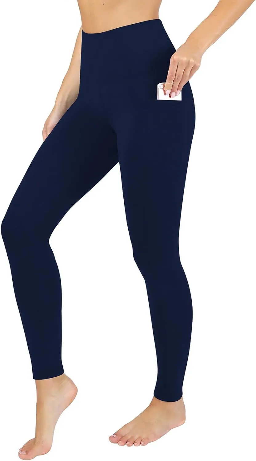 DASAYO Yoga Pants with Pockets for Women High Waist Tummy Control Activewear Leggings Stretchy Fitness Workout Leggings