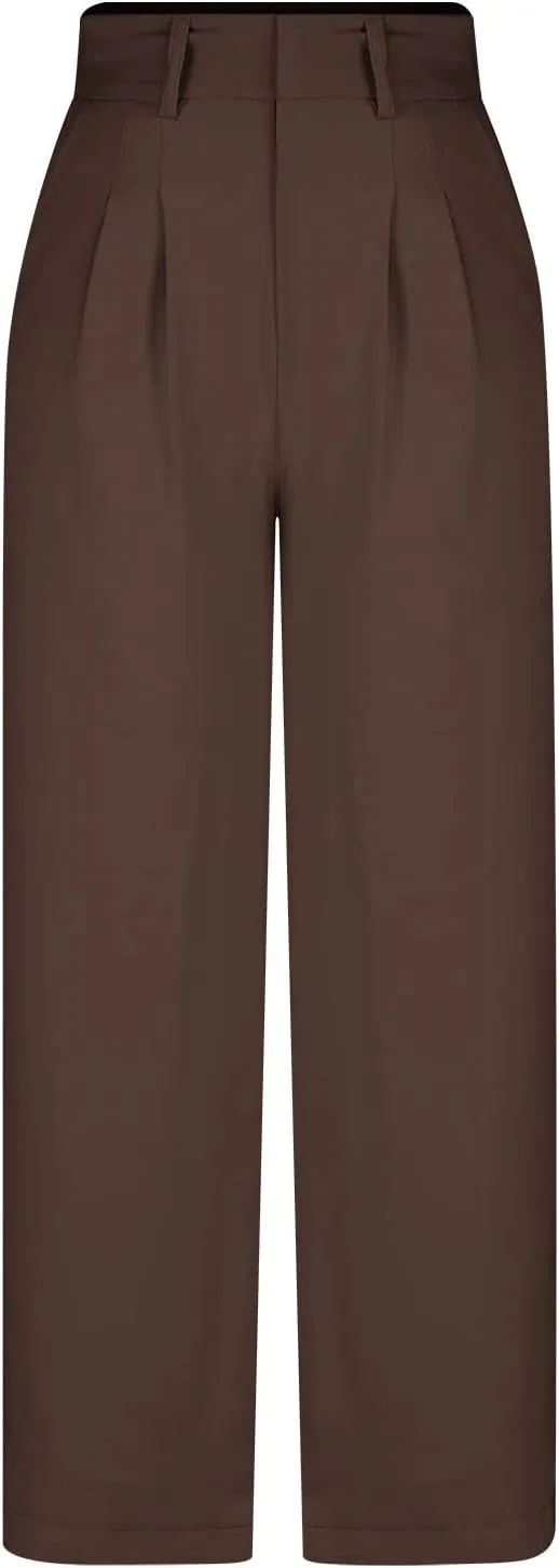 Dress Pants Women Business Casual Office Work Pants Premium Stretch Yoga Pants Straight Leg Bootcut Slacks Pants