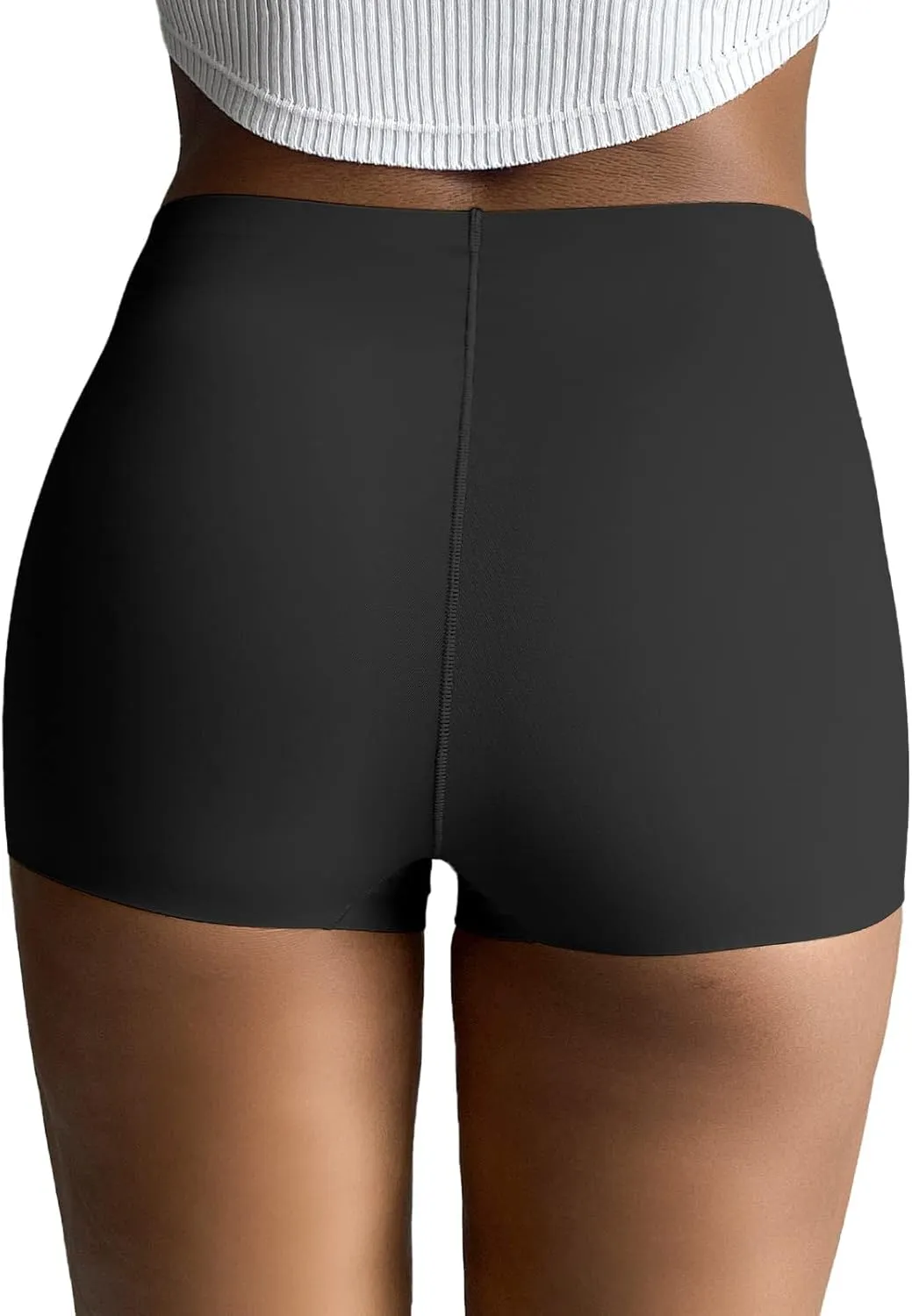 FallSweet No Show Boy Shorts Underwear for Women Seamless Panties Boxer Briefs Pack
