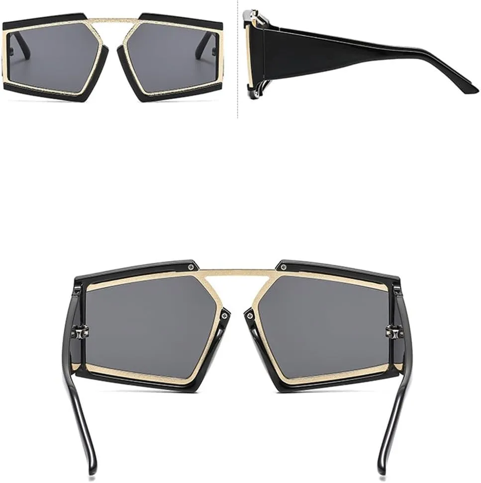 Fashion Irregular Sunglasses For Women Men Vintage Luxury Sun Glasses Trending Shades UV400 Eyeglasses