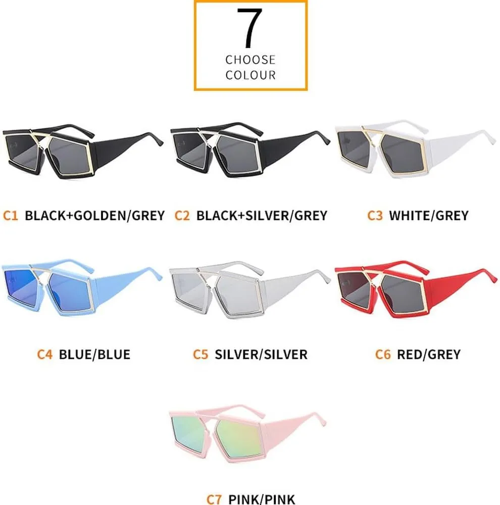 Fashion Irregular Sunglasses For Women Men Vintage Luxury Sun Glasses Trending Shades UV400 Eyeglasses