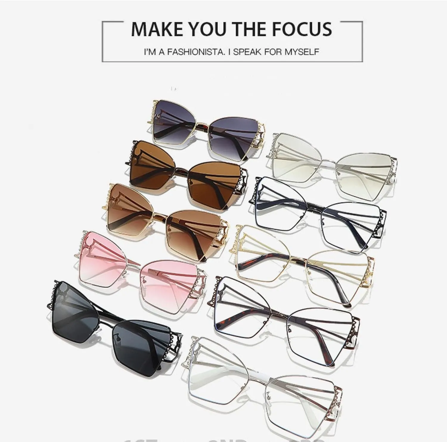Fashion Sunglasses Women Metal Punk Sun Glasses Men Mirror Eyewear