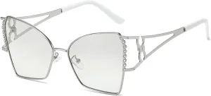 Fashion Sunglasses Women Metal Punk Sun Glasses Men Mirror Eyewear