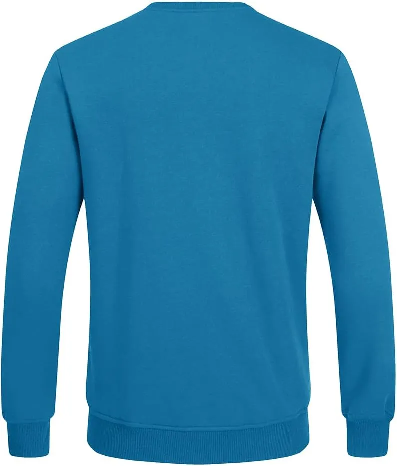 FASKUNOIE Men's Fleece Sweatshirts Warm Sherpa Lined Heavy Thicken Underwear Winter Crewneck Pullover Tops Shirts